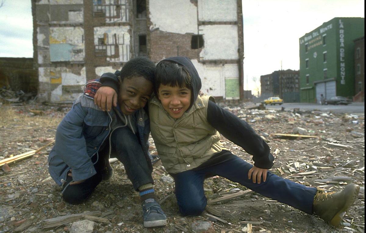 Two Boys In A Vacant Lot In The South Bronx, 1986.