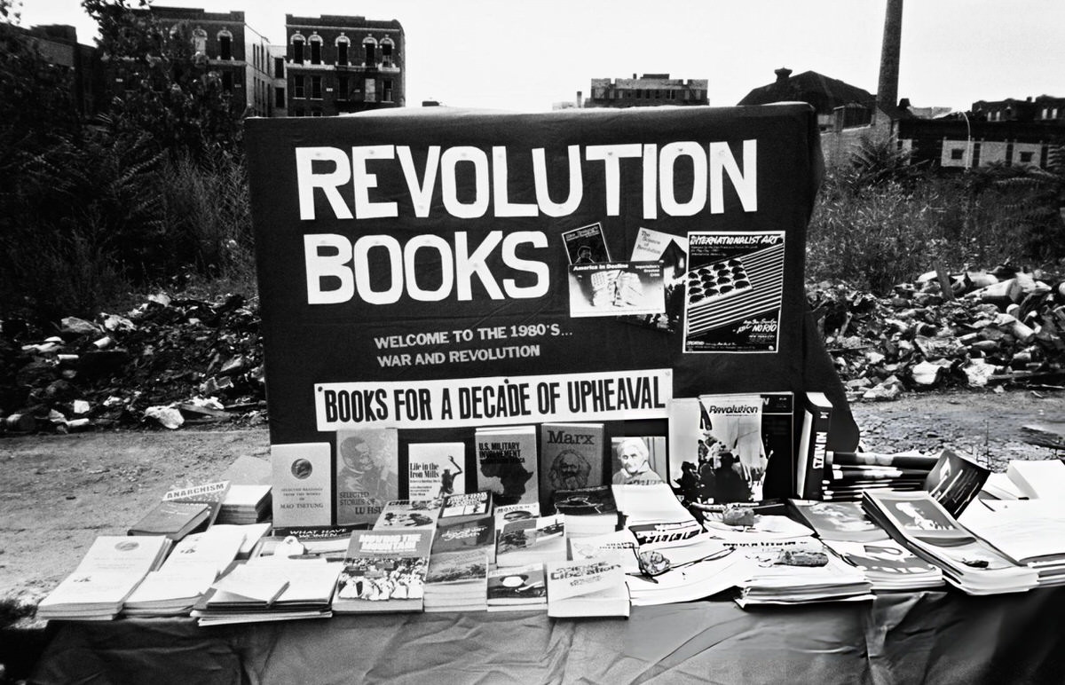 Revolution Books Stall At The People'S Convention In The South Bronx, 1980.