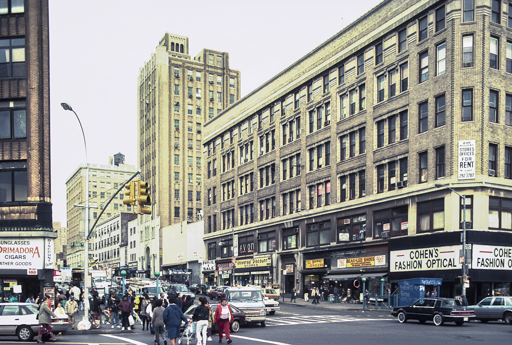 View West Along E. 149Th St. And Third Ave. Bronx, 1992