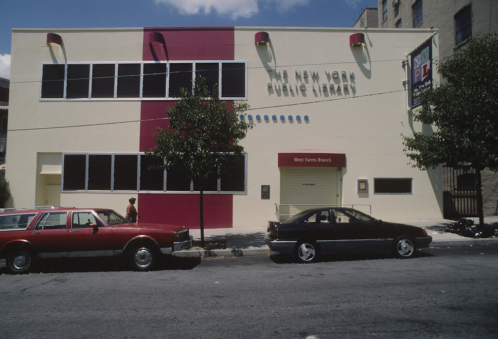 New York Public Library, West Farms Branch, Honeywell Ave. Between 179Th St. And 180Th St., Bronx, 1996