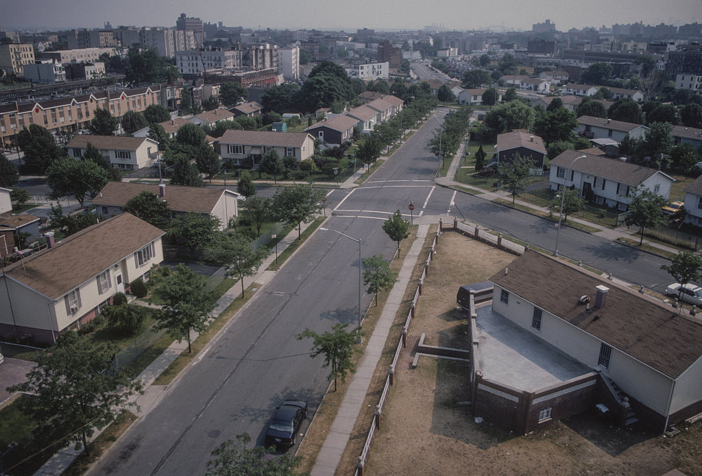 View Se Along Seabury Pl. From Boston Rd., Bronx, 1997