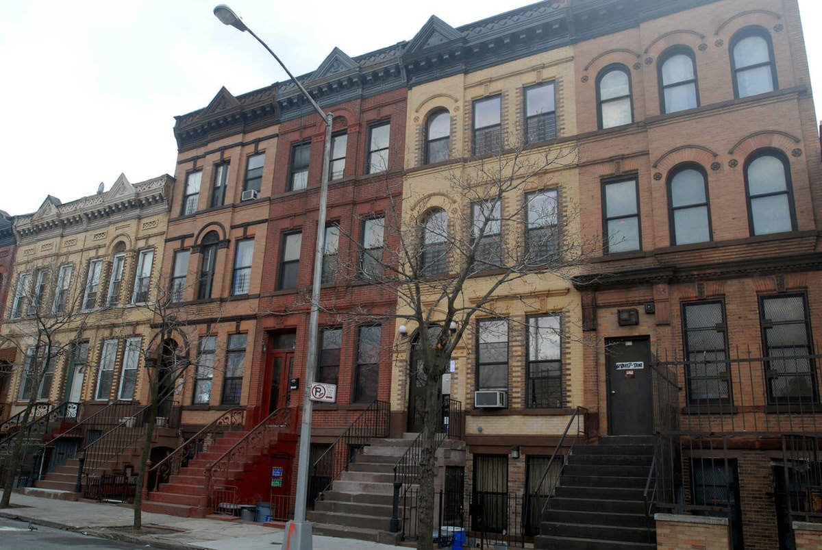 Townhouses In The Mott Haven Neighborhood, Bronx, 2008.