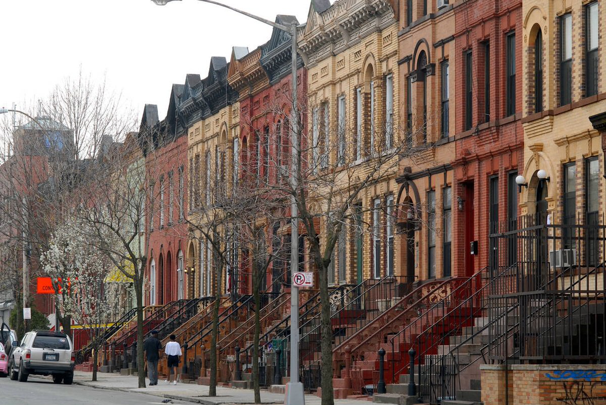 Townhouses In The Mott Haven Neighborhood, Bronx, 2008.