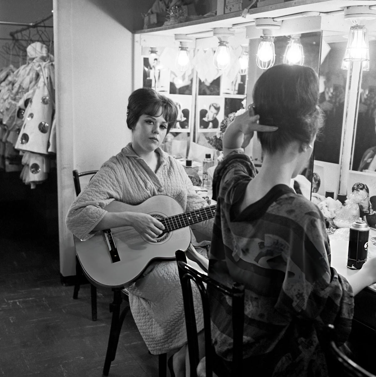 Roberta Carr In The Dressing Room At The Copacabana, New York, 1963.
