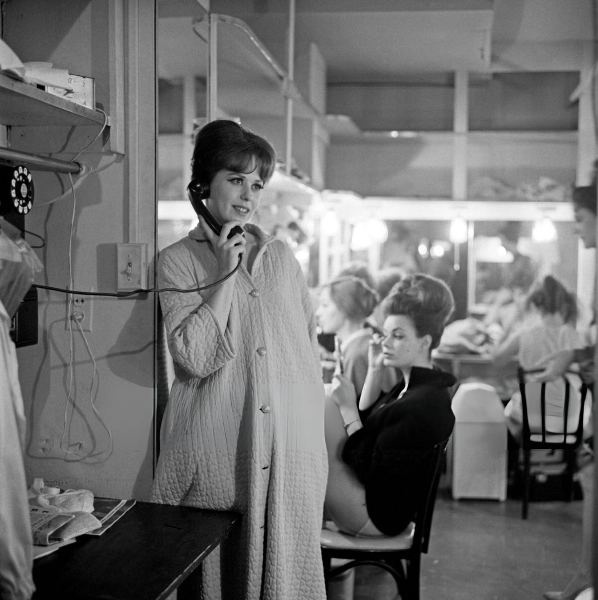 Roberta Carr In The Dressing Room At The Copacabana, New York, 1963.
