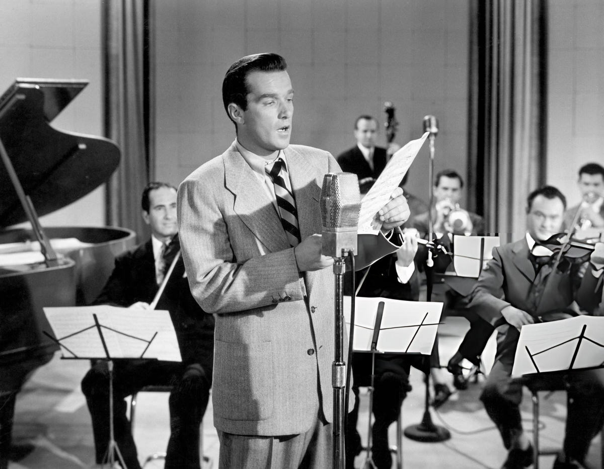 Jack Leonard Performing With A Band At The Copacabana, New York.