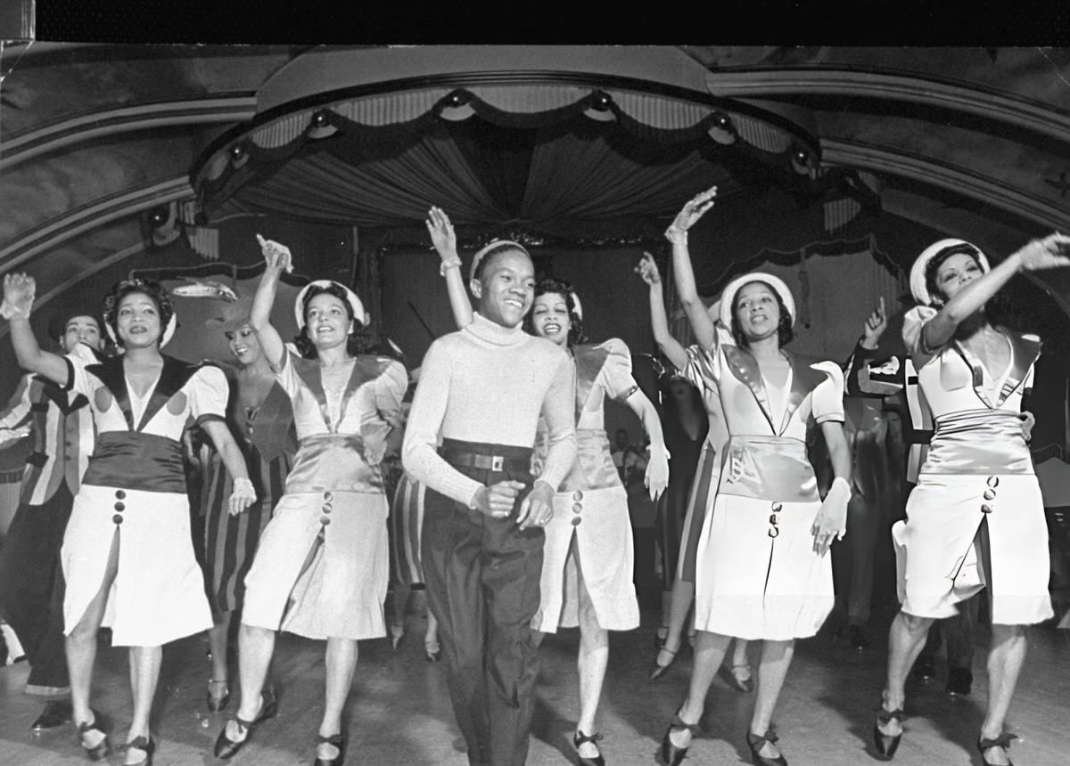 Tap Dancers Performing Onstage At The Cotton Club.
