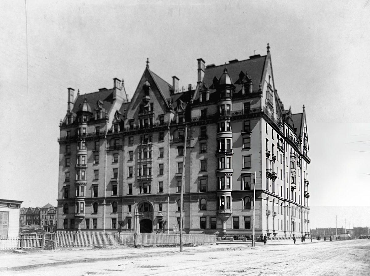 The Dakota Apartment House At Central Park West And 72Nd Street, 1890.