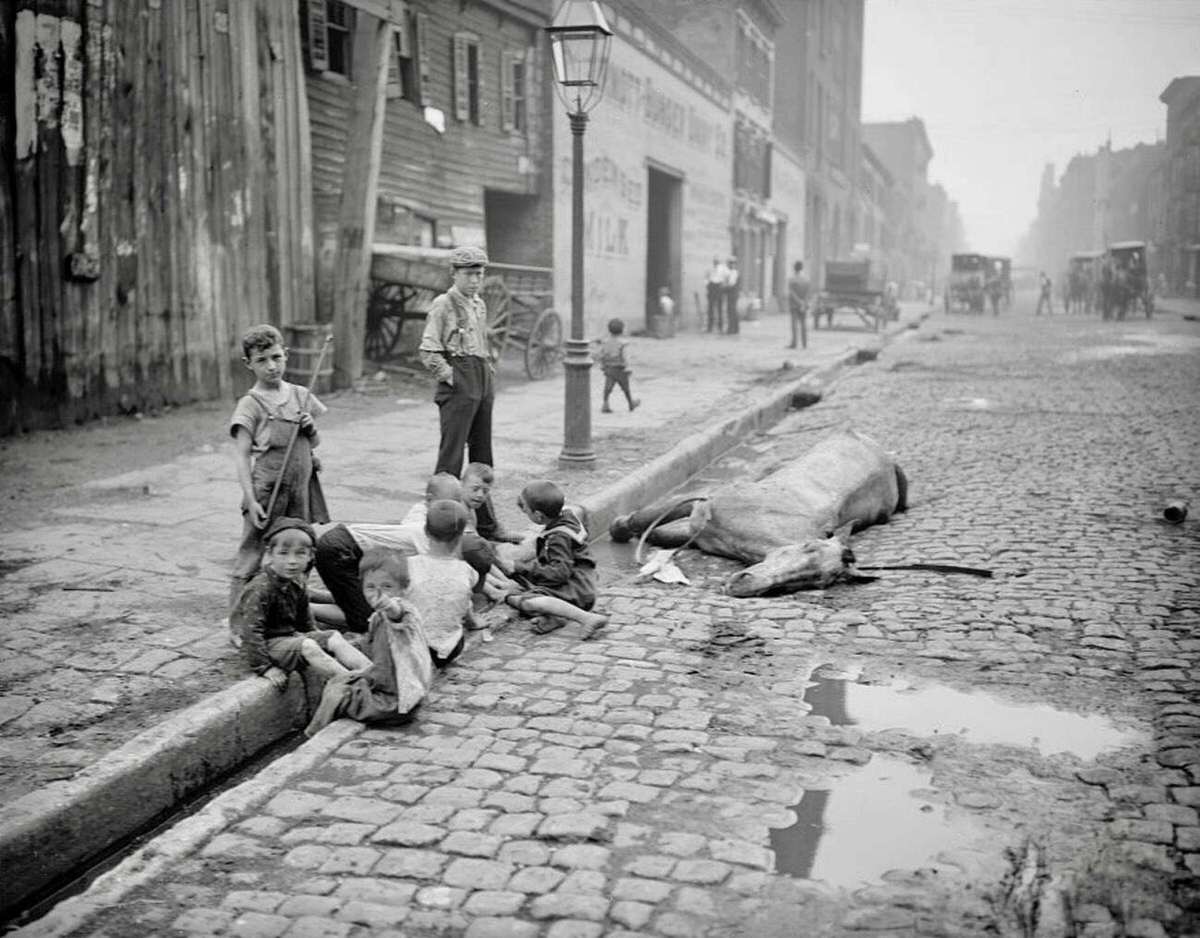 The End Of A Career, New York, 1900.