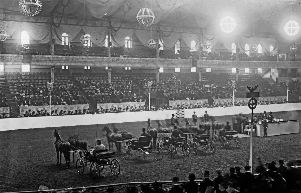 National Horse Show At Madison Square Garden, New York, 1913.