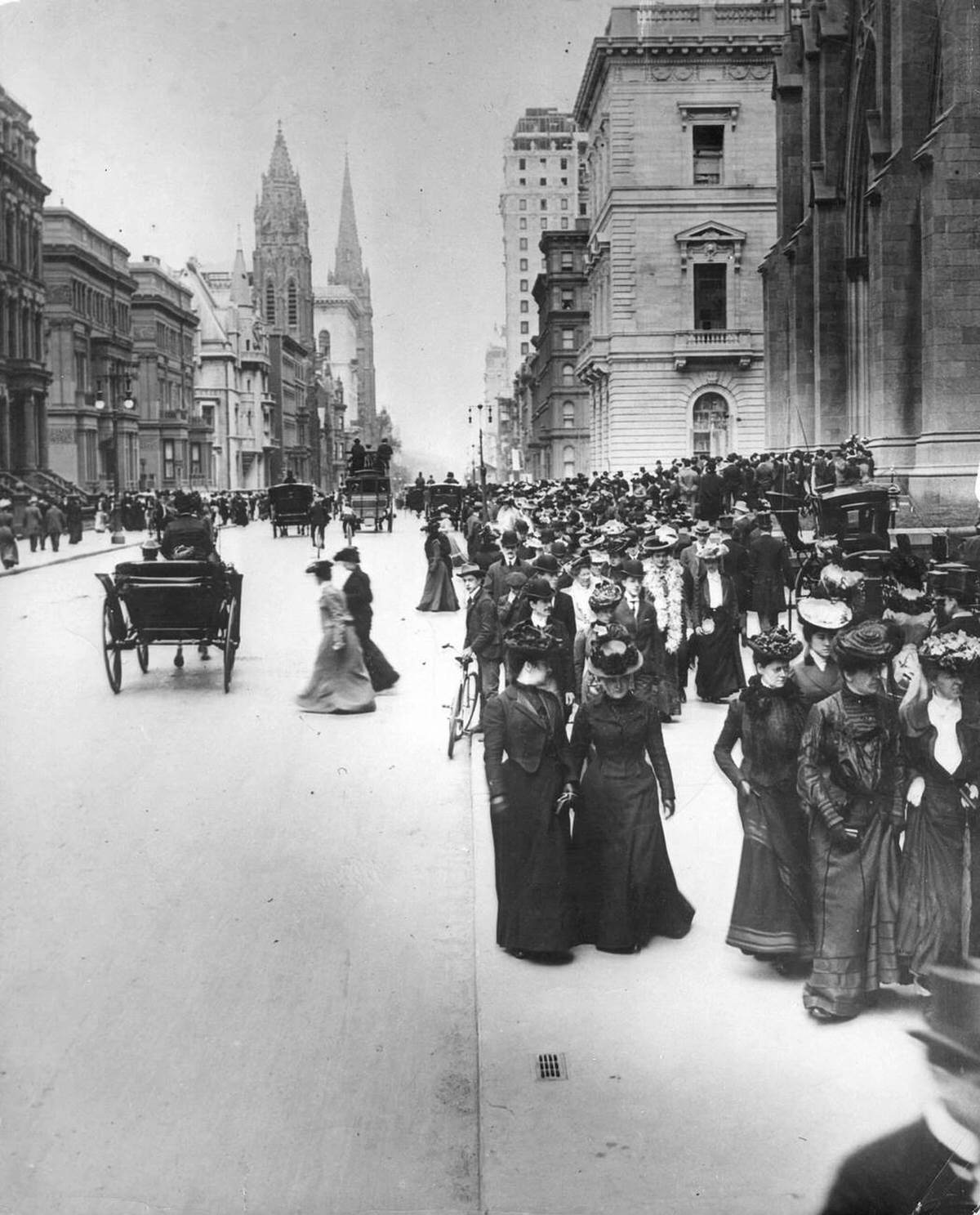 Easter Parade On Fifth Avenue, New York, 1936.