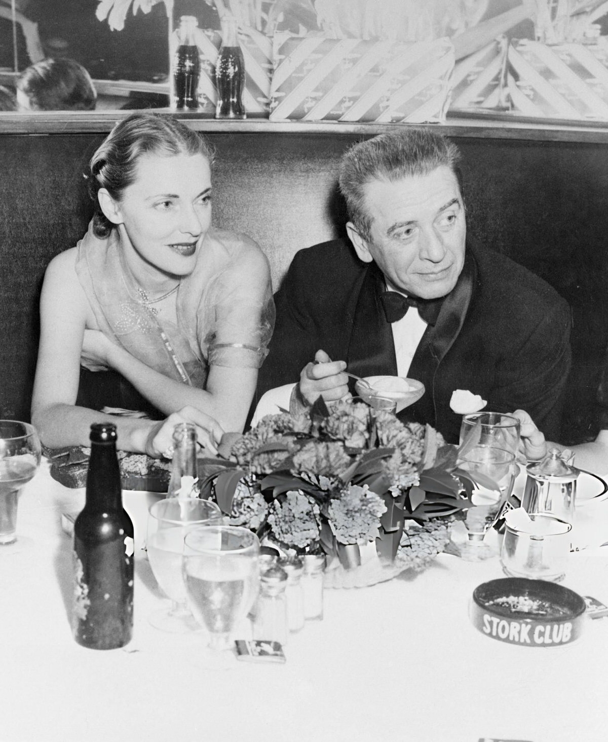 Leland Hayward And Nancy &Amp;Quot;Slim&Amp;Quot; Hawks At The Stork Club, New York, 1949.