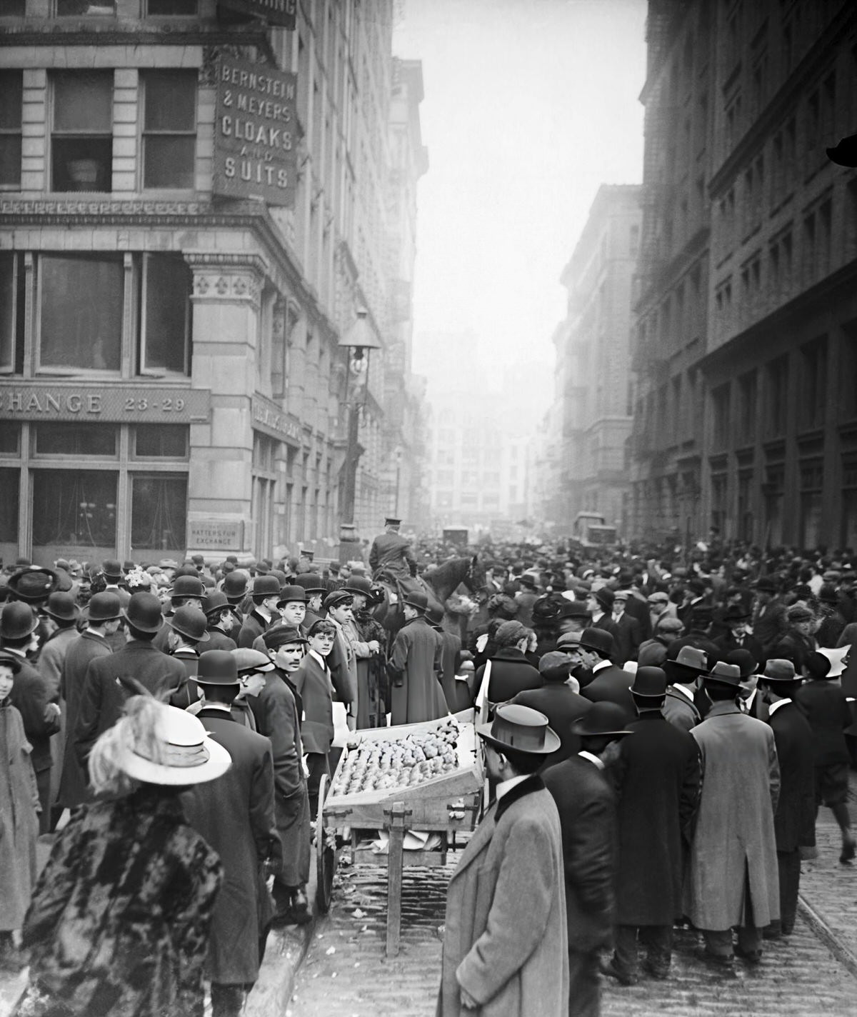 Crowds Gathered At Washington Square And Greene Street During The Triangle Shirtwaist Factory Fire, New York, 1911.