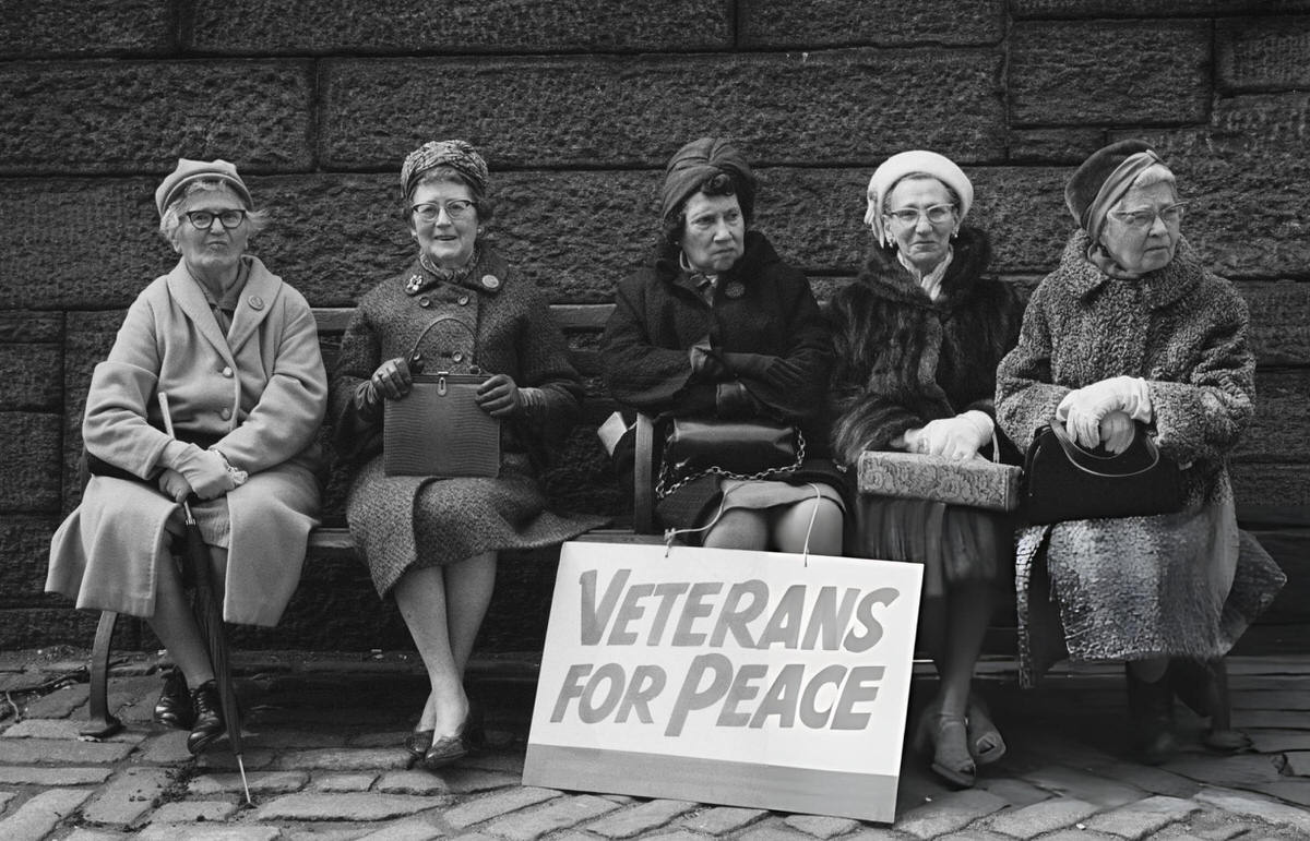 Veterans For Peace At A Rally Calling For An End To The Vietnam War, New York, 1967.