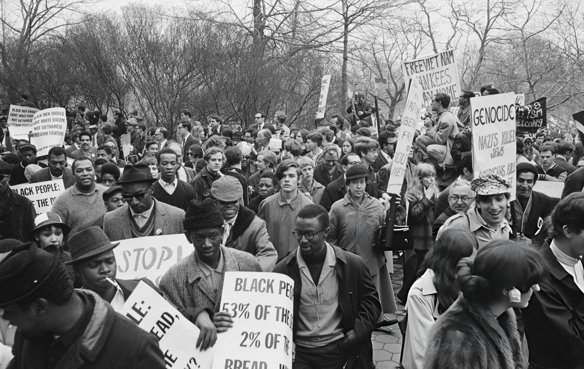 Peace Rally Calling For An End To The Vietnam War, New York, 1967.