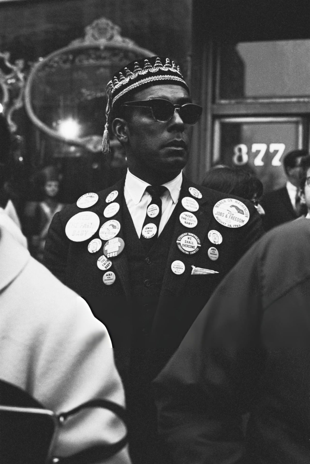 Protester At A Peace March Calling For An End To The Vietnam War, New York, 1967.