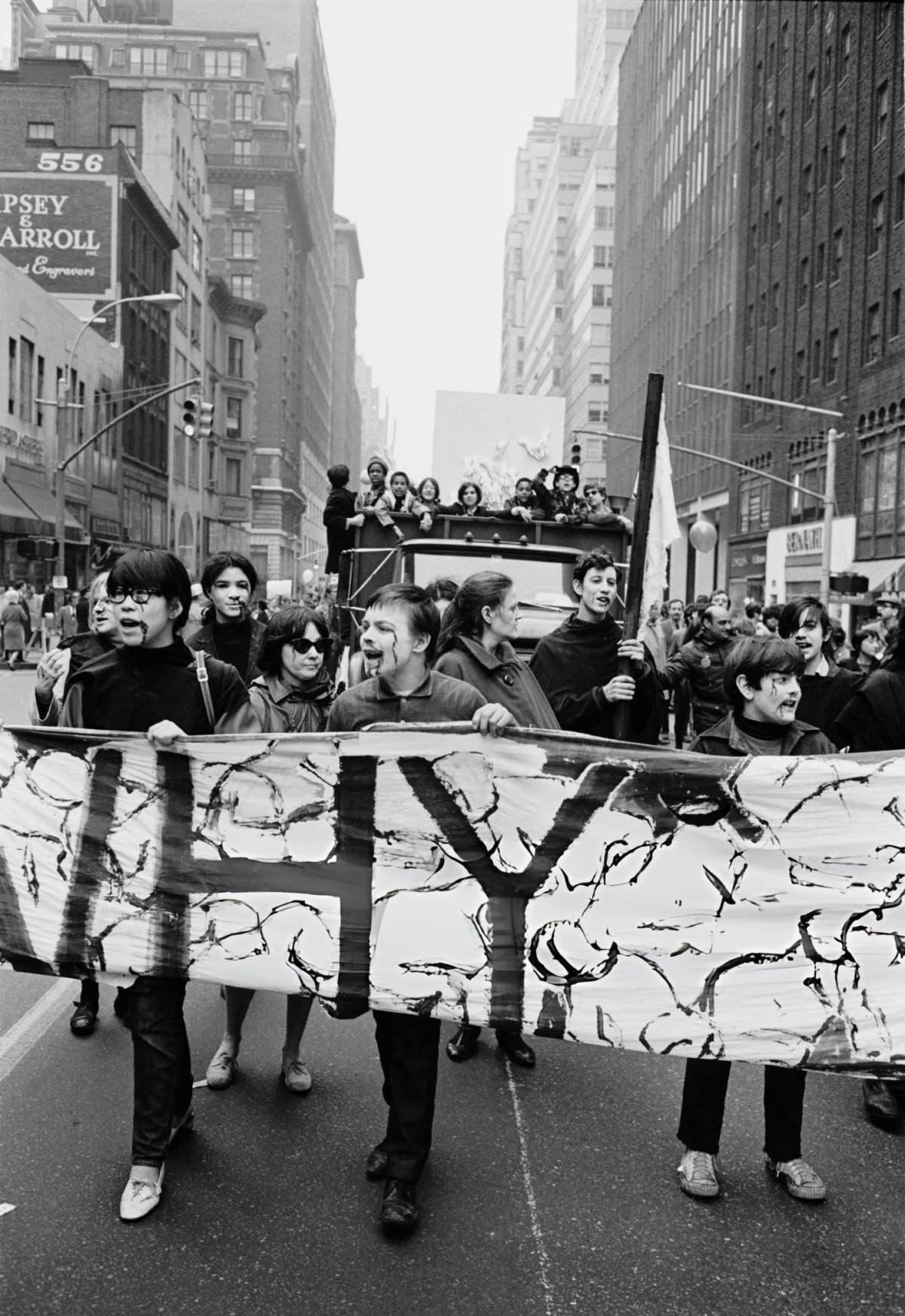 Mobilization For Peace March Calling For An End To The Vietnam War, New York, 1967.