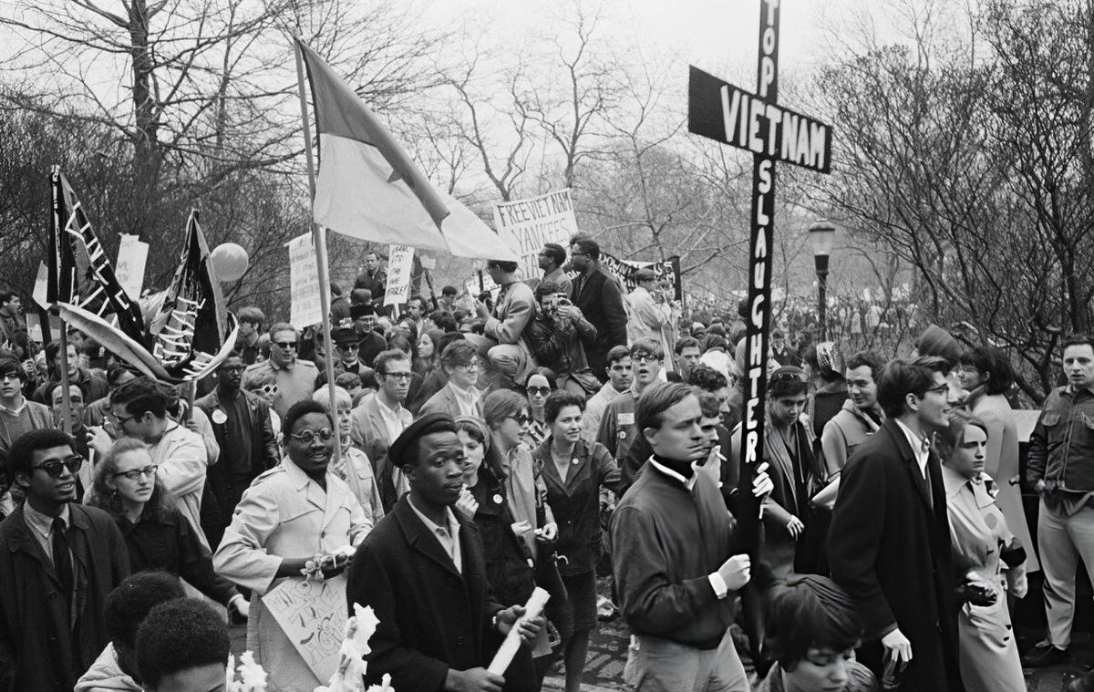 Peace Rally Calling For An End To The Vietnam War, New York, 1967.
