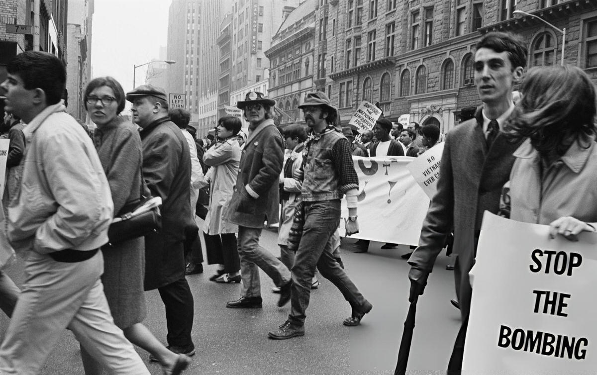 Peace March Calling For An End To The Vietnam War, New York, 1967.