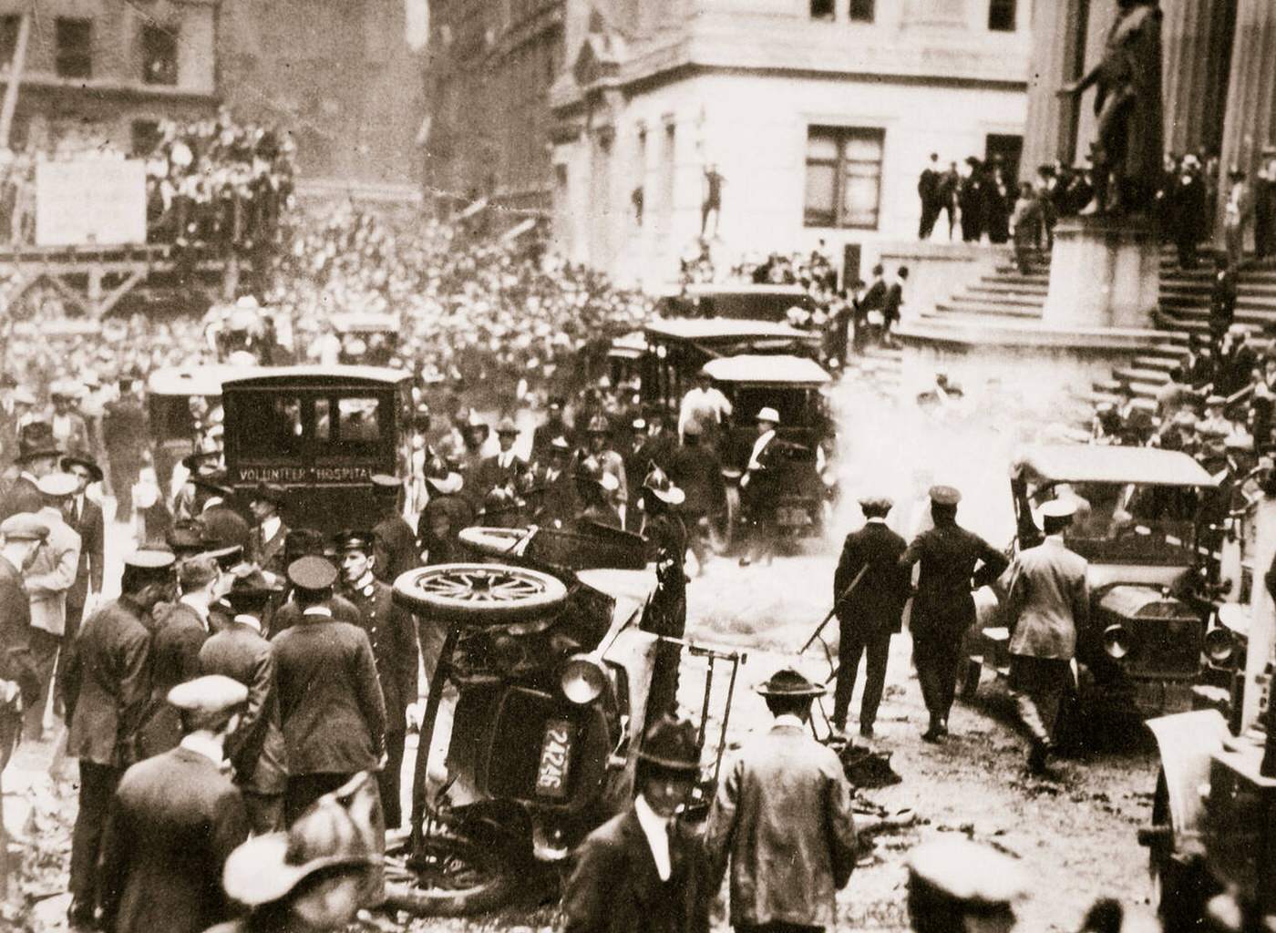The Bomb Blast Opposite J.p. Morgan &Amp;Amp; Co., New York City, 1920.