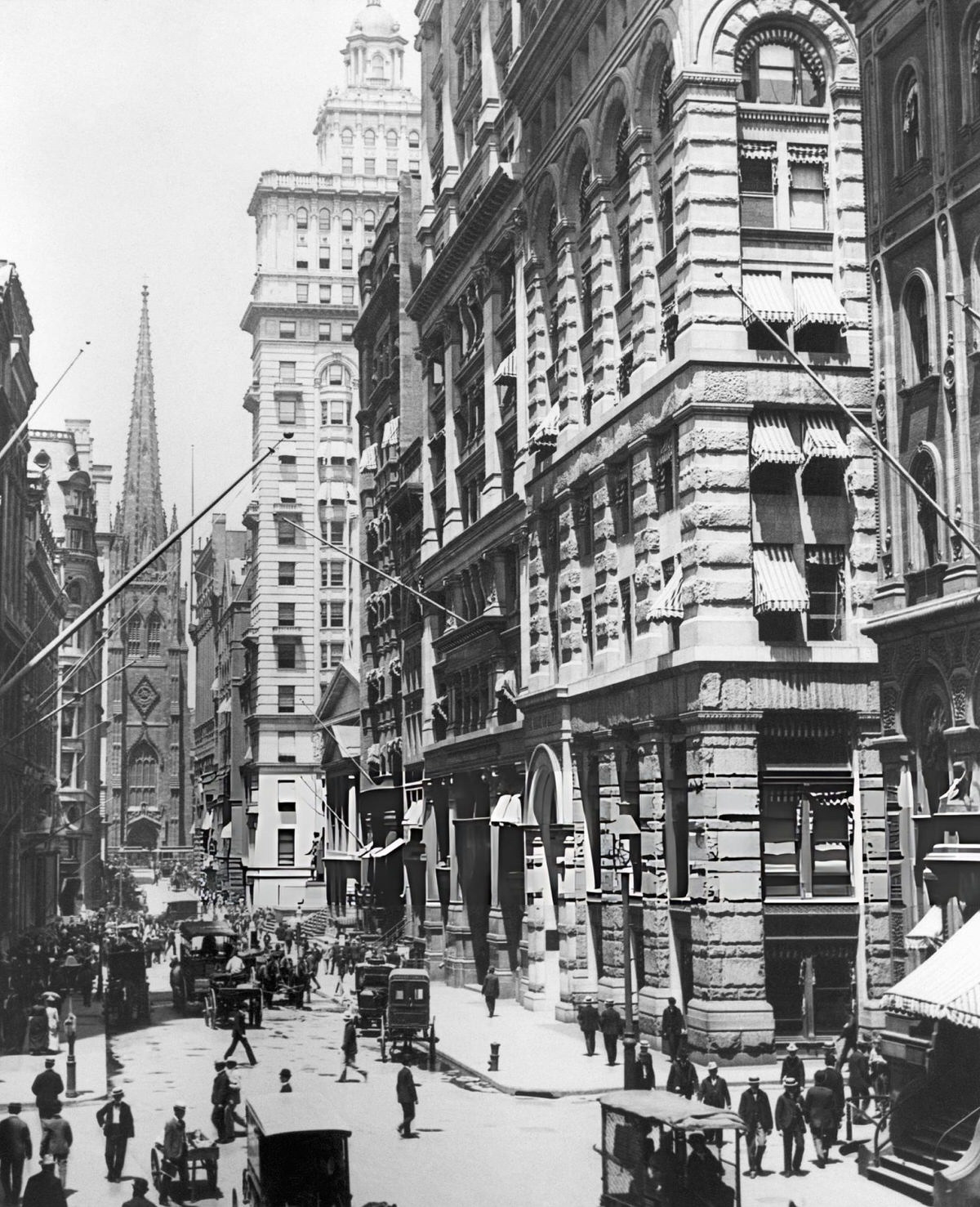 Wall Street, 1890S.