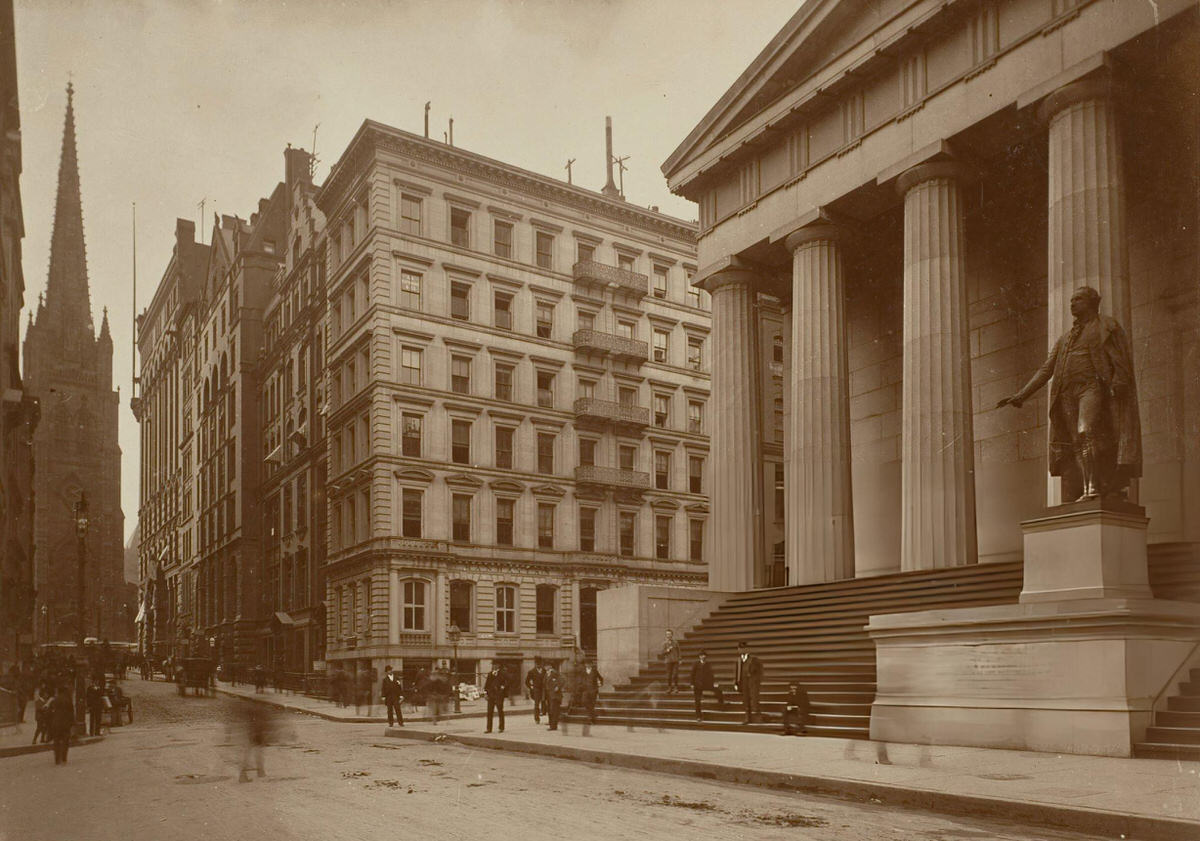 Manhattan Trust Company, New York, 1880S.
