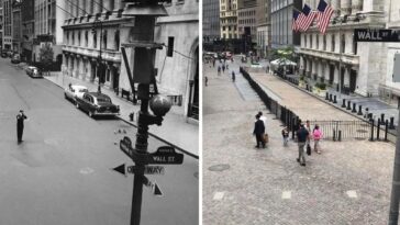 Manhattan Then And Now