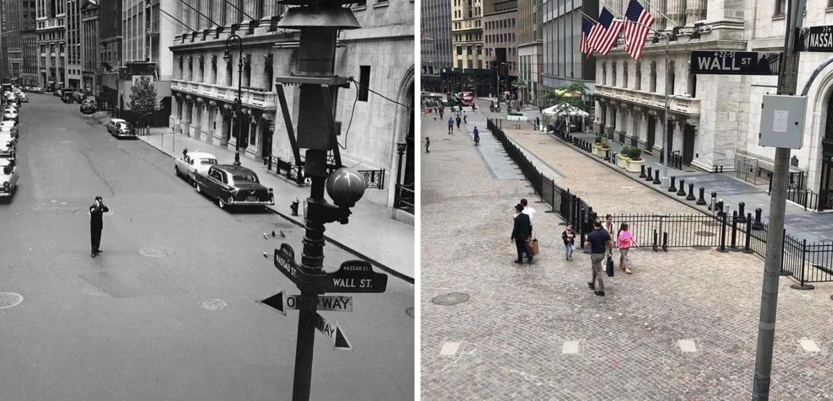 Manhattan Then And Now