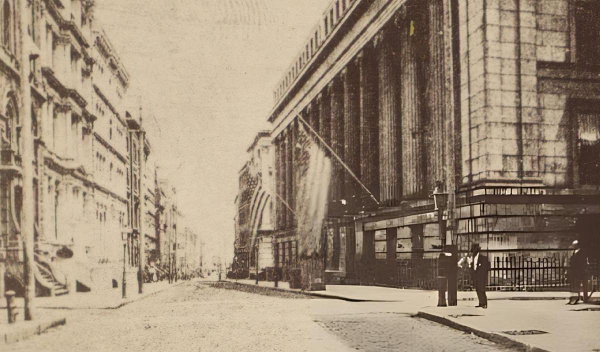 Wall Street And The Stock Exchange 1860S-1890S