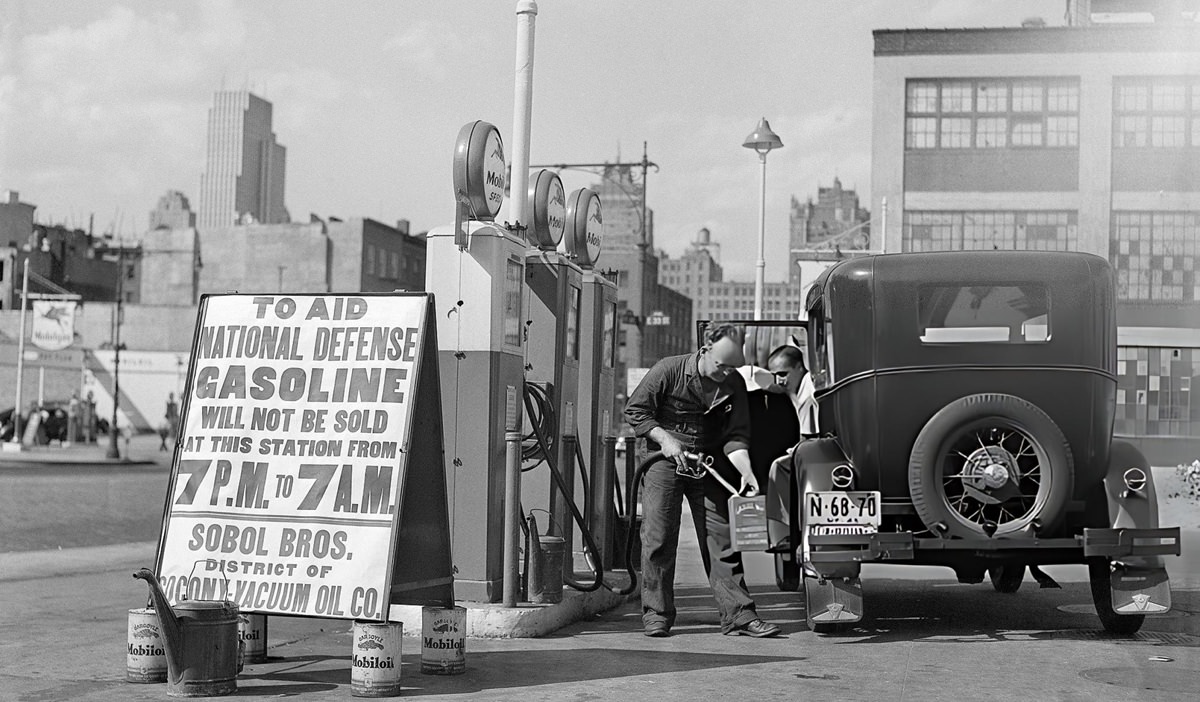 Gas Stations Old New York City