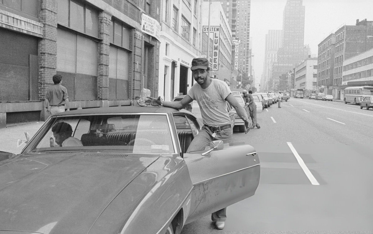 Motorists Queuing At A Gas Station On 42Nd Street And 11Th Avenue During A Fuel Shortage, New York, 1979.