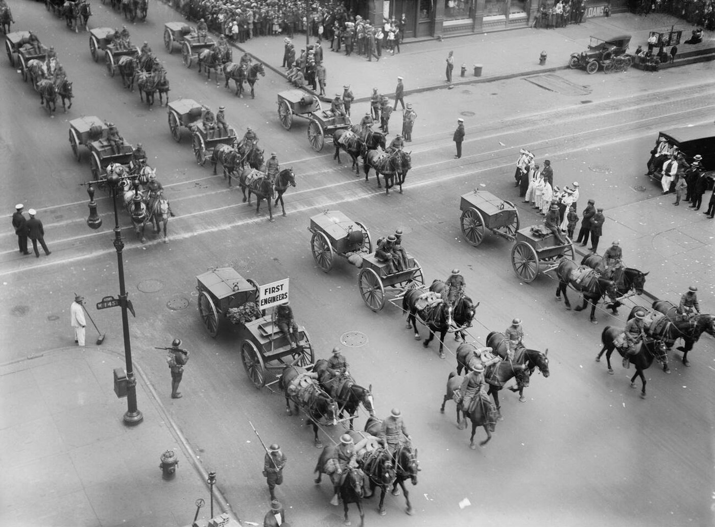Parade Honoring World War I Veterans In New York City, 1919
