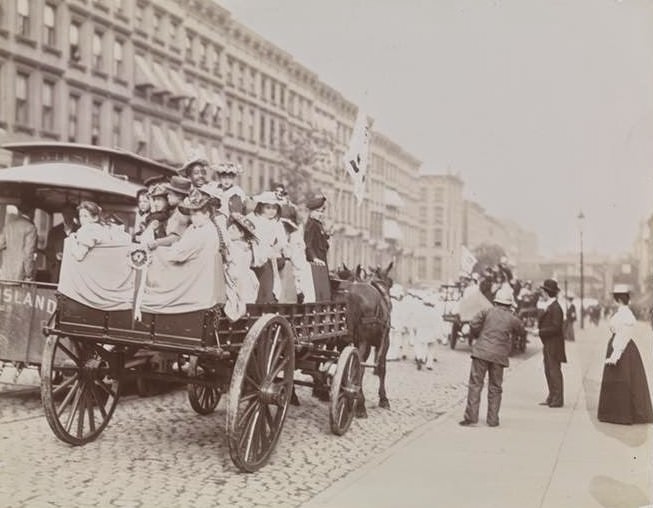 Street Cleaners Parade At Fifth Avenue And 42Nd Street, 1896