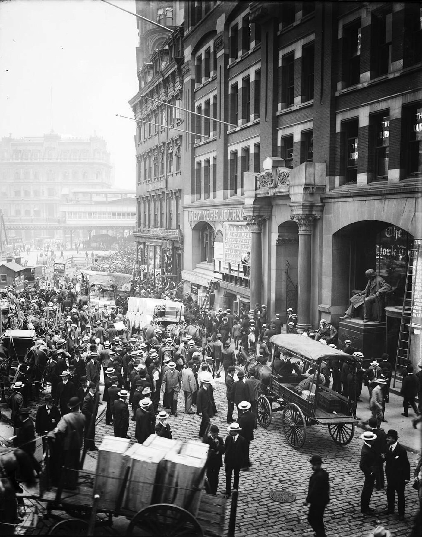 New York Tribune Building At Spruce And Nassau Streets, New York City, 1901