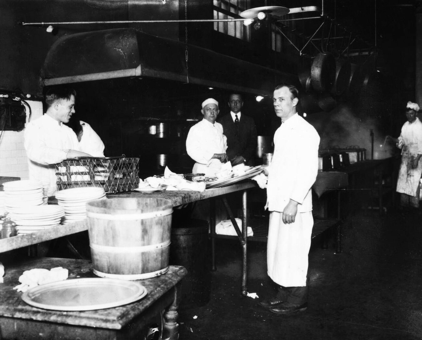Kitchen At The Ellis Island Immigration Station, 1920