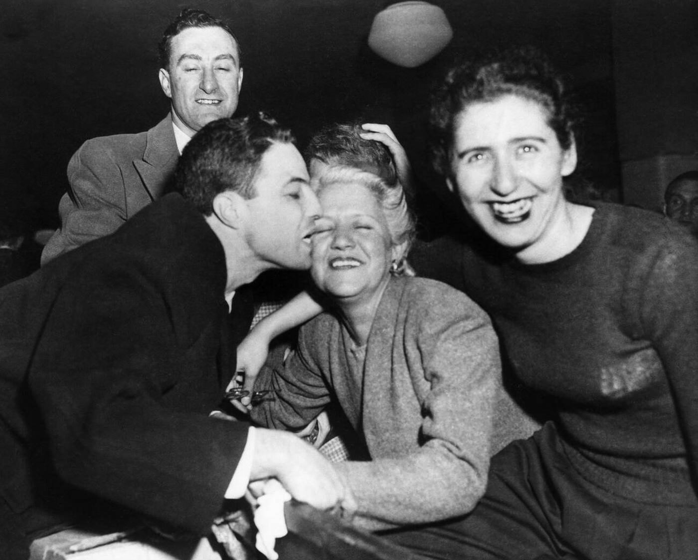Displaced Jews Waiting At Ellis Island En Route From Shanghai To Israel And Europe, 1949