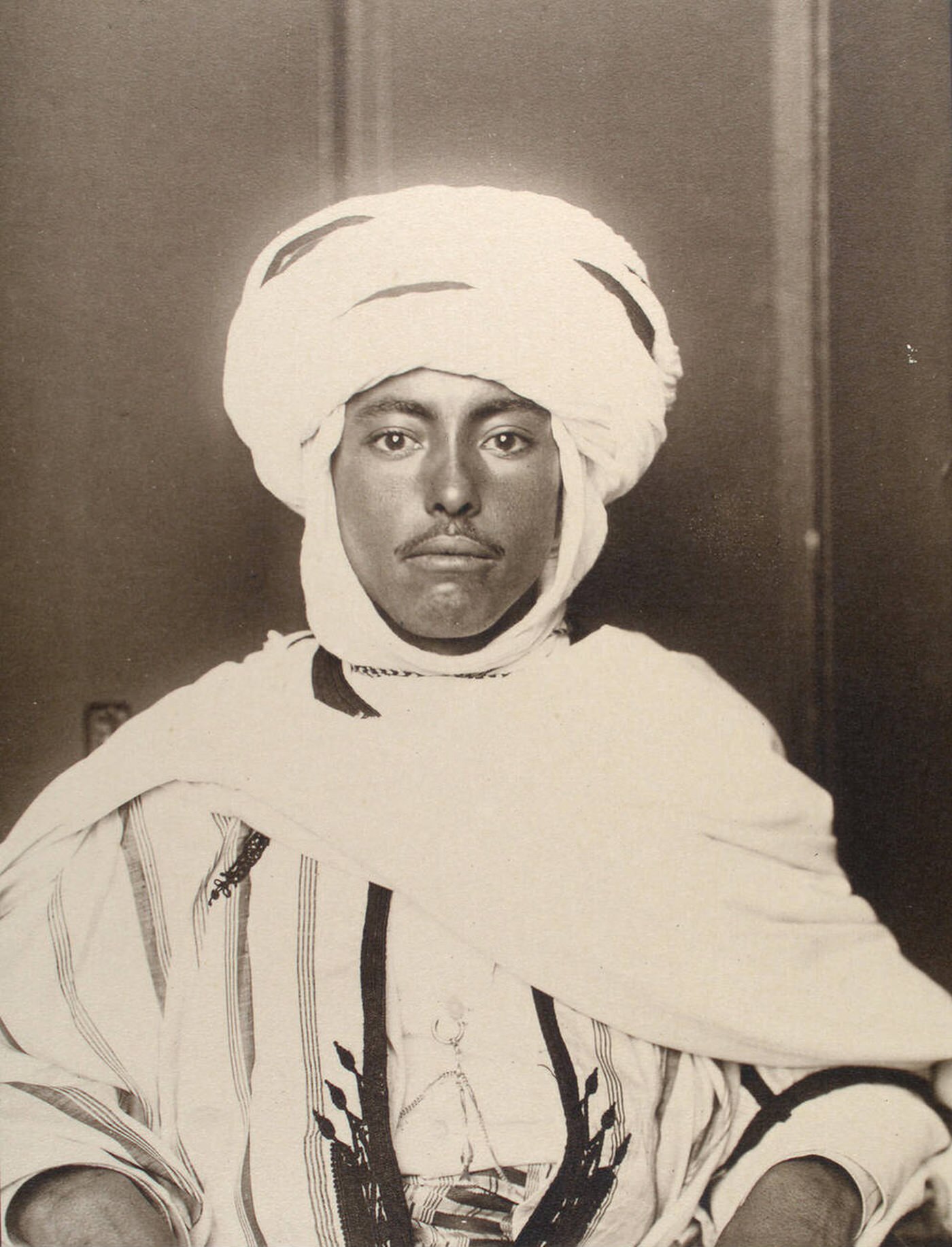 Portrait Of An Algerian Man At Ellis Island, 1902