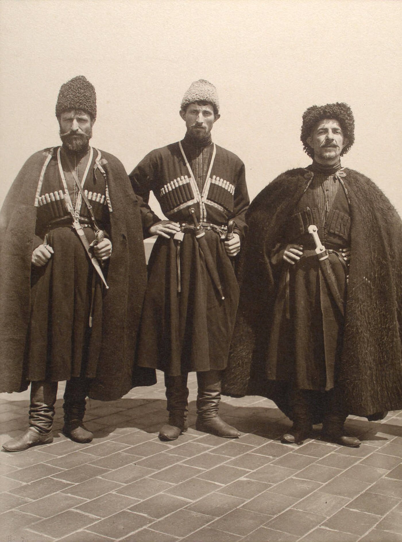 Portrait Of Russian Cossacks At Ellis Island, 1902