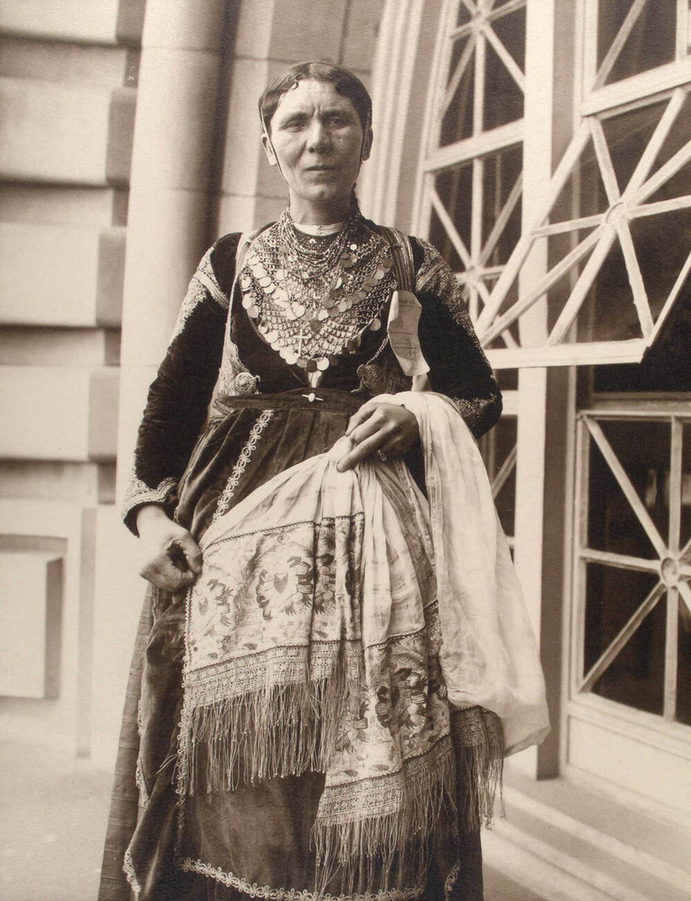 Portrait Of A Greek Woman At Ellis Island, 1902
