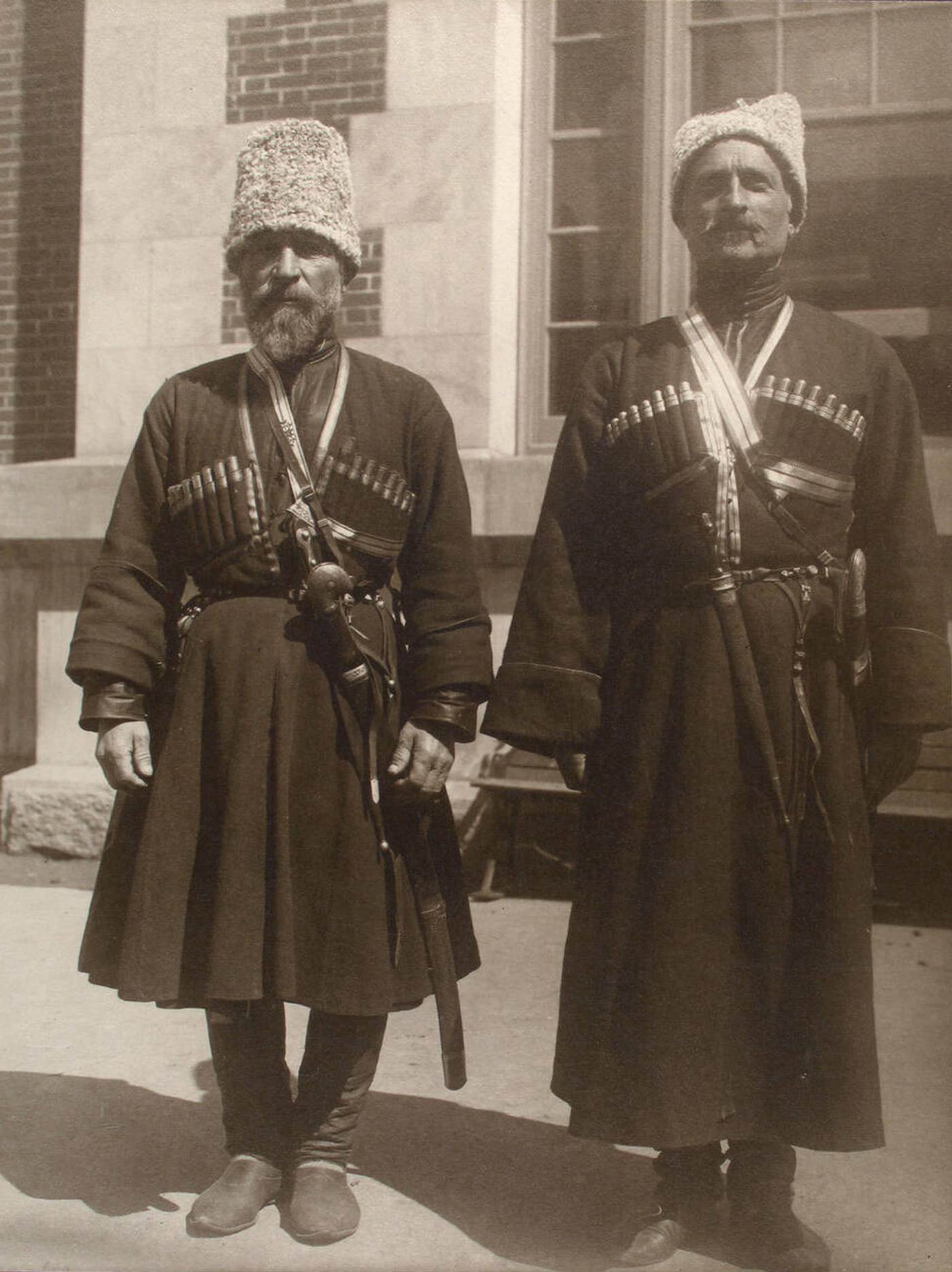 Portrait Of Russian Cossacks At Ellis Island, 1902