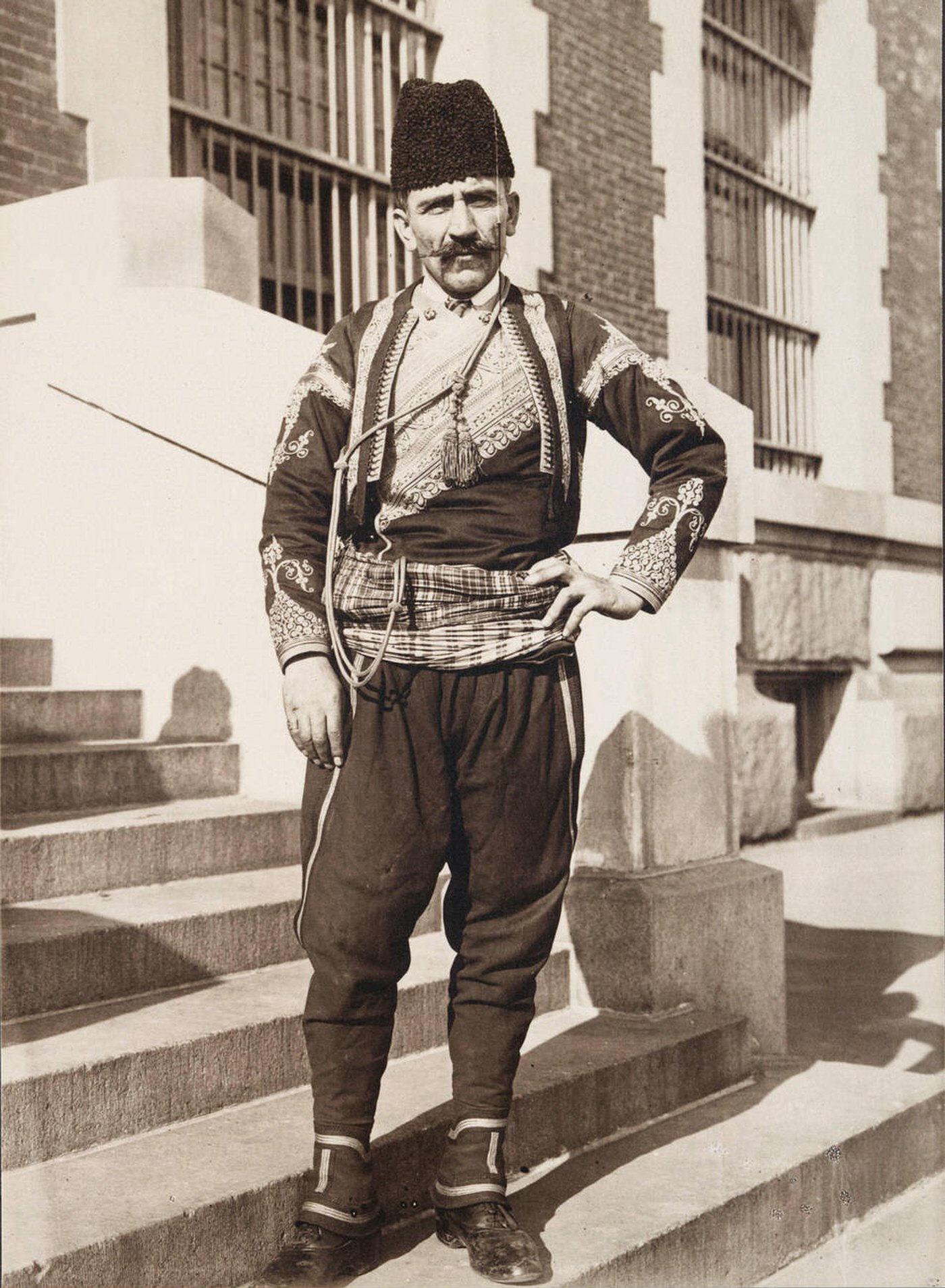 Turkish Man At Ellis Island, 1902