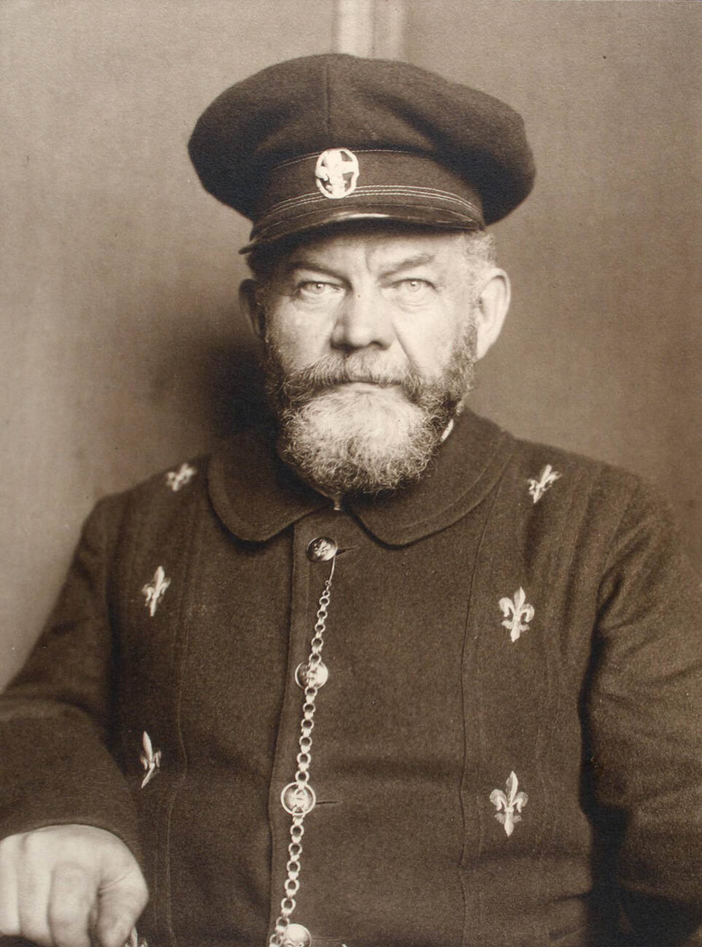 Portrait Of A Danish Man At Ellis Island, 1902