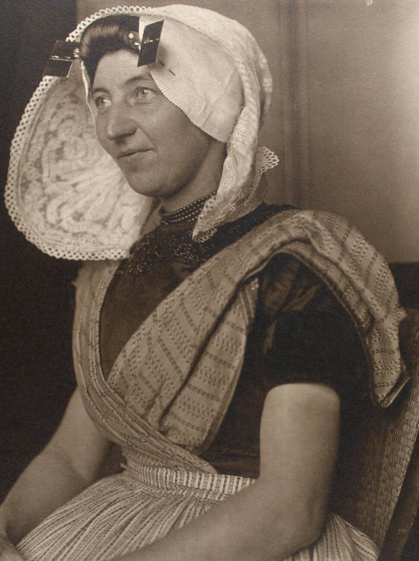 Portrait Of A Dutch Woman At Ellis Island, 1902