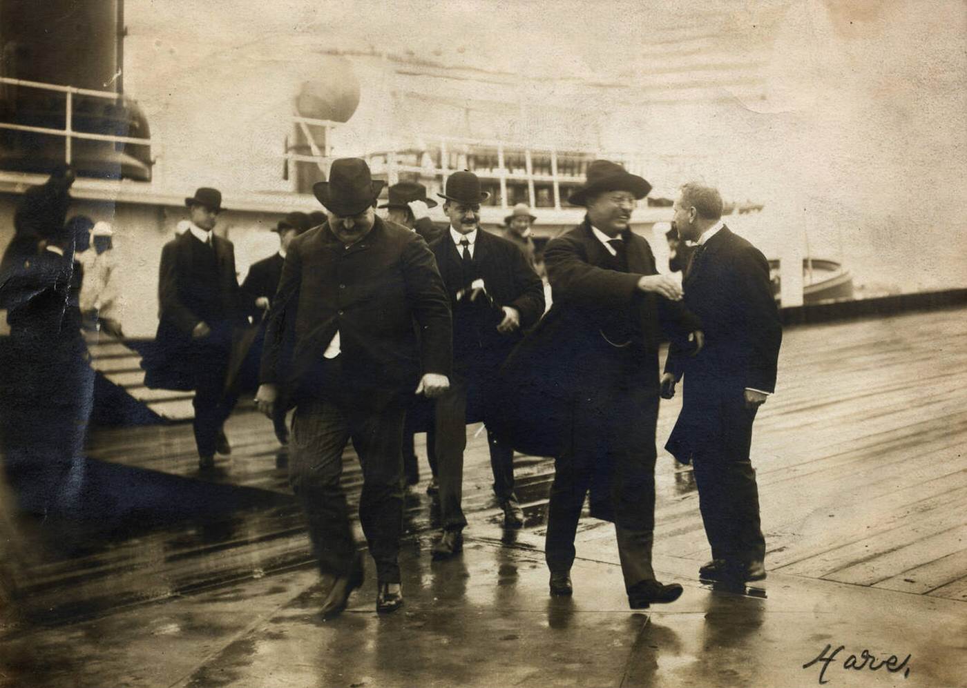 President Theodore Roosevelt Visiting Ellis Island, 1903