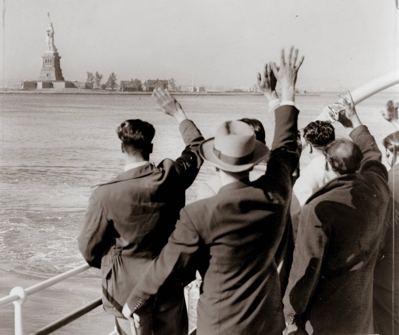 Immigrants Arriving At Ellis Island, 1910
