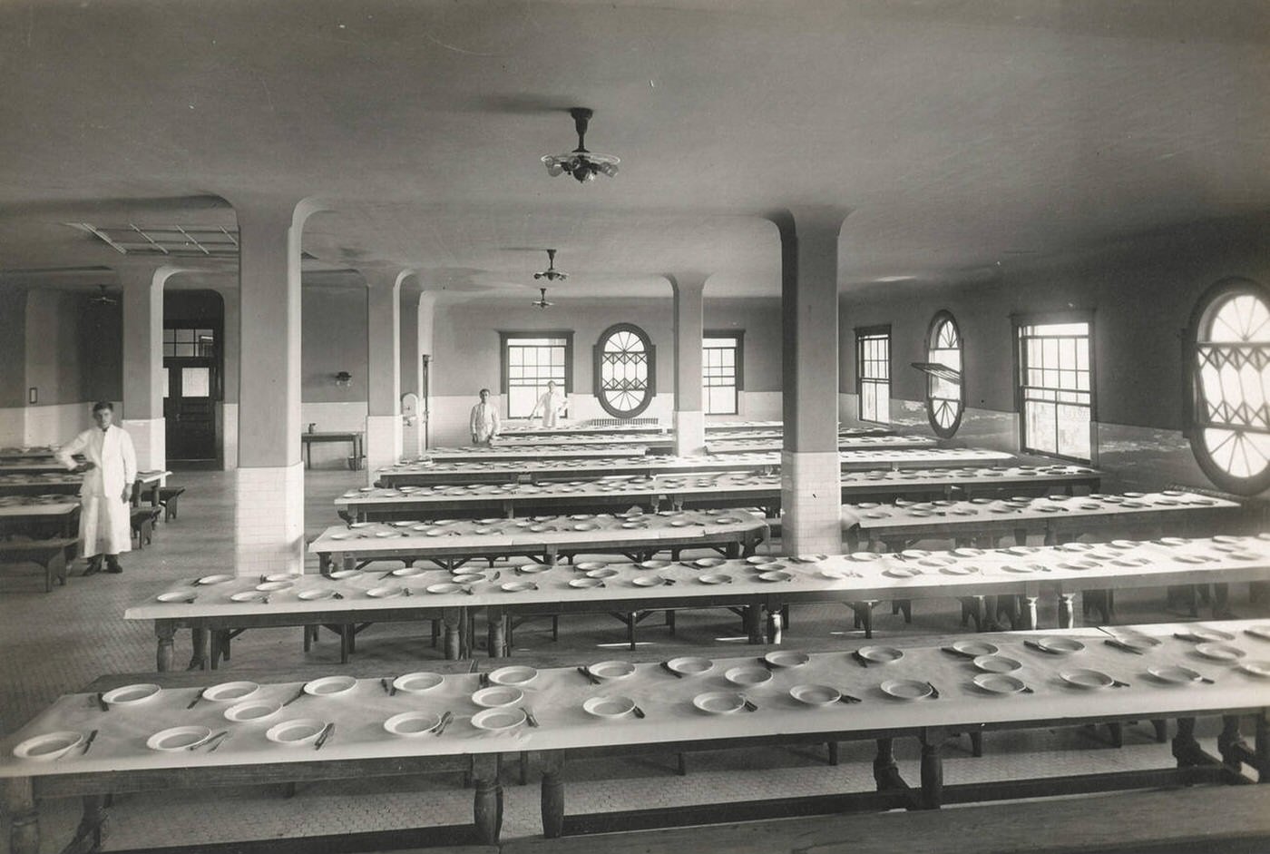 Dining Hall At The Ellis Island Immigration Station, 1902