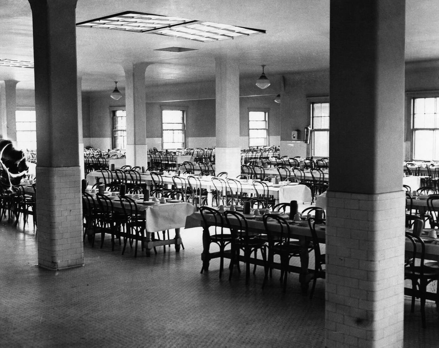 Dining Hall At Ellis Island, 1931