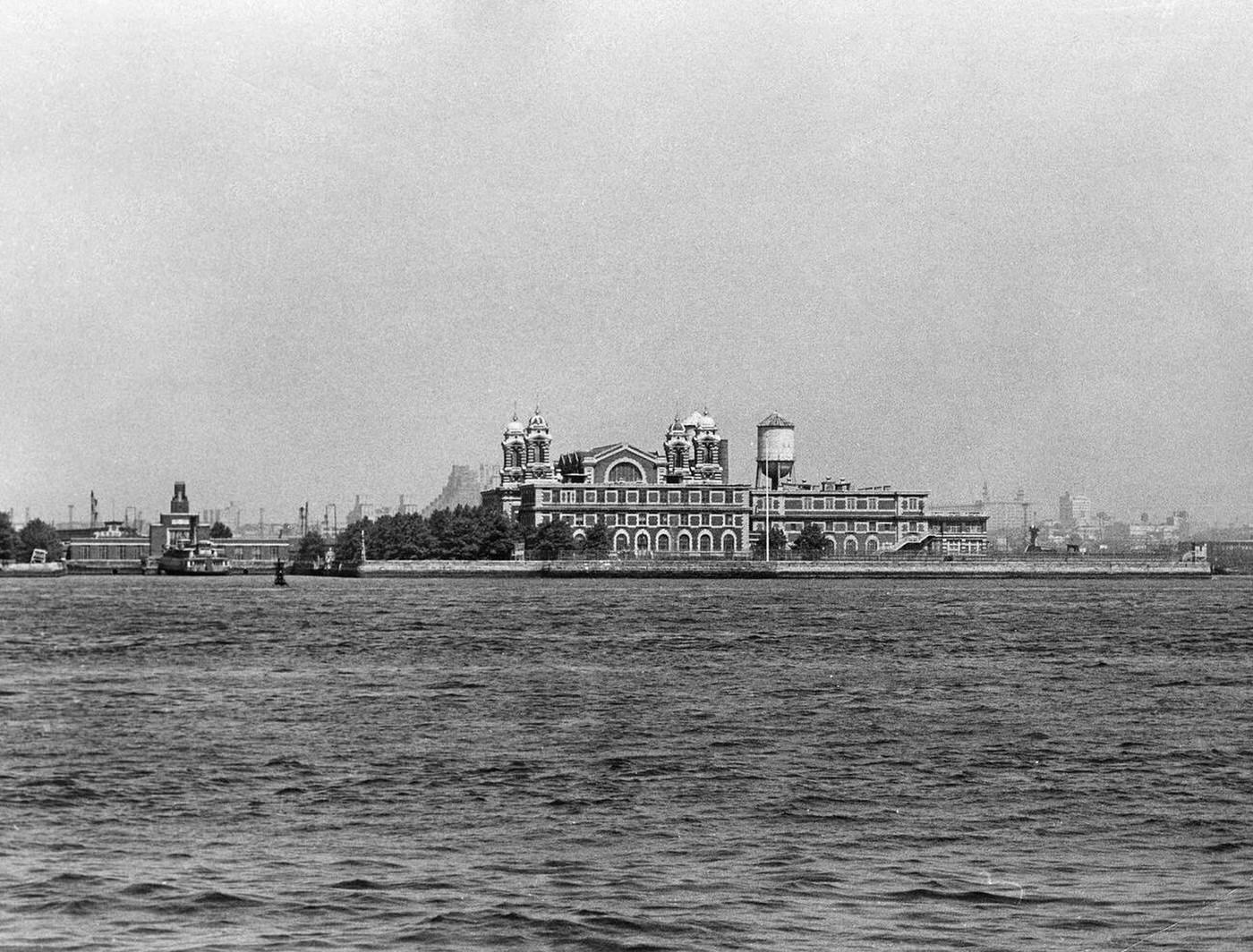 Main Building On Ellis Island, 1962