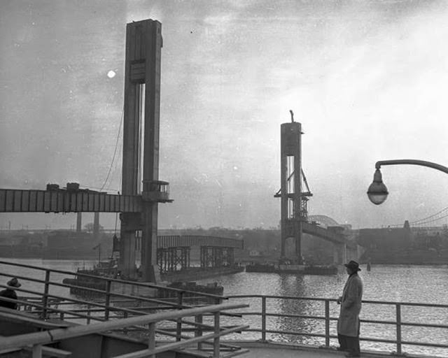 Wards Island Bridge (Harlem River), C. 1950