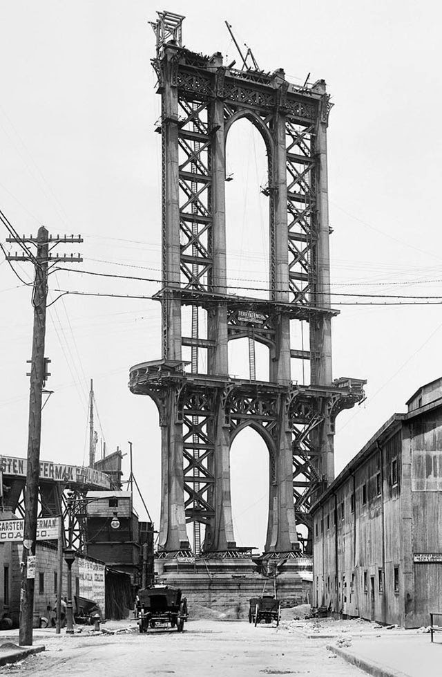 Manhattan Bridge, 1909